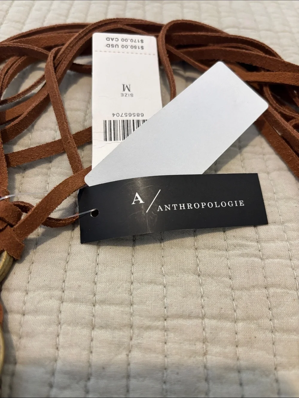 Anthropologie layered belt